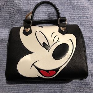 NWT DISNEY MICKEY LOUNGEFLY BAG